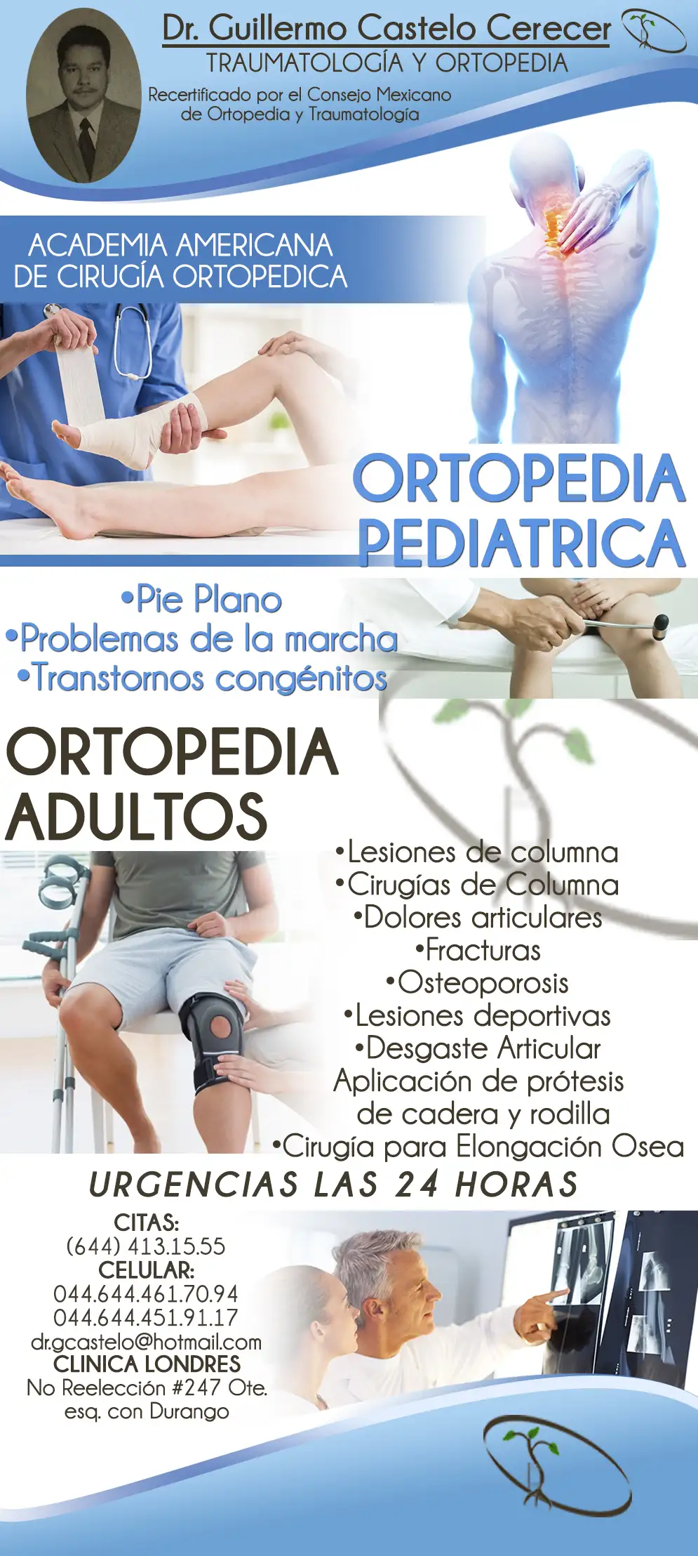 Dr. Guillermo Castelo Cerecer Traumatologia y Ortopedia