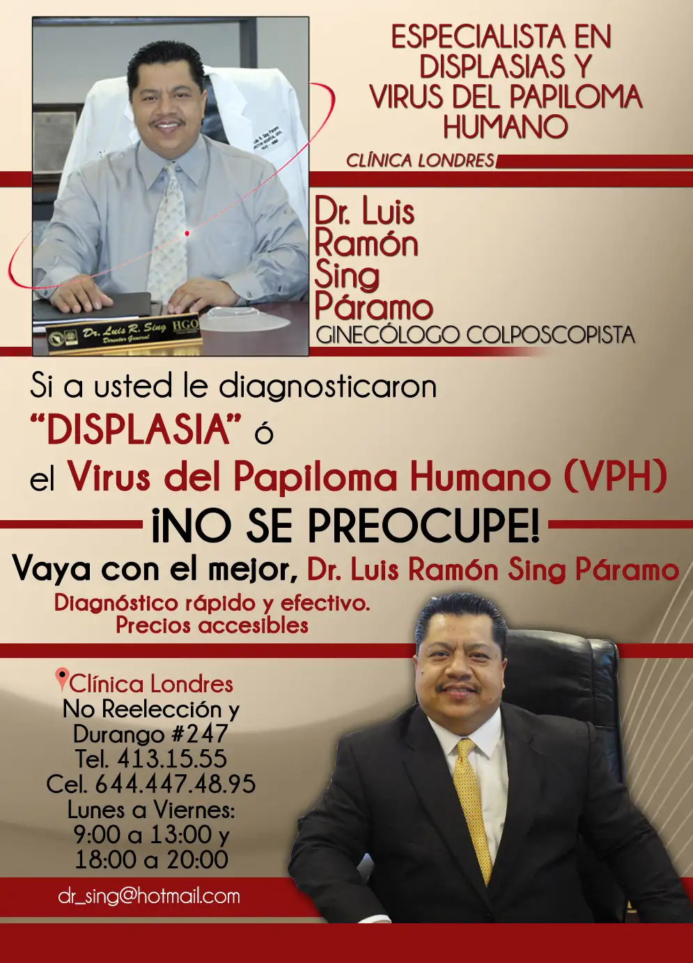 Dr. Luis Ramón Sing Páramo Ginecólogo 