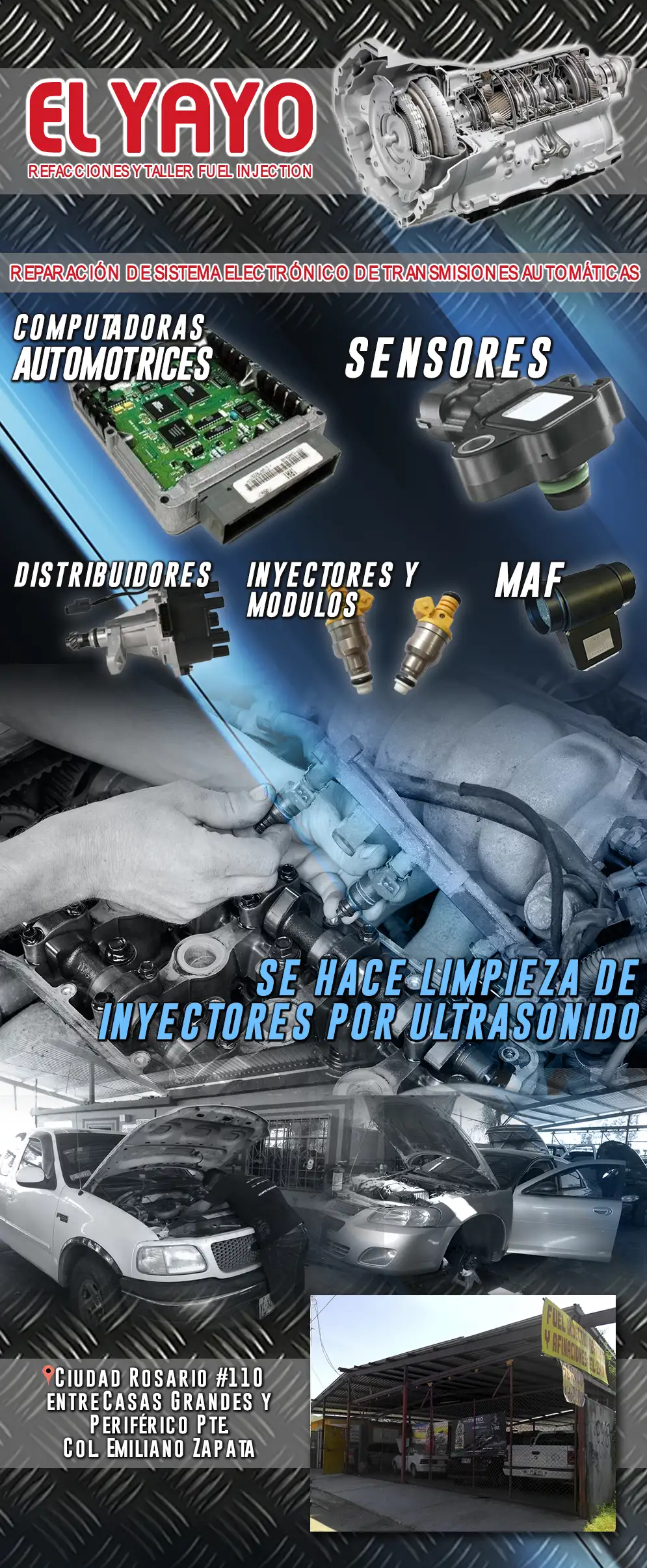 EL YAYO  Refacciones y Taller Fuel Injection